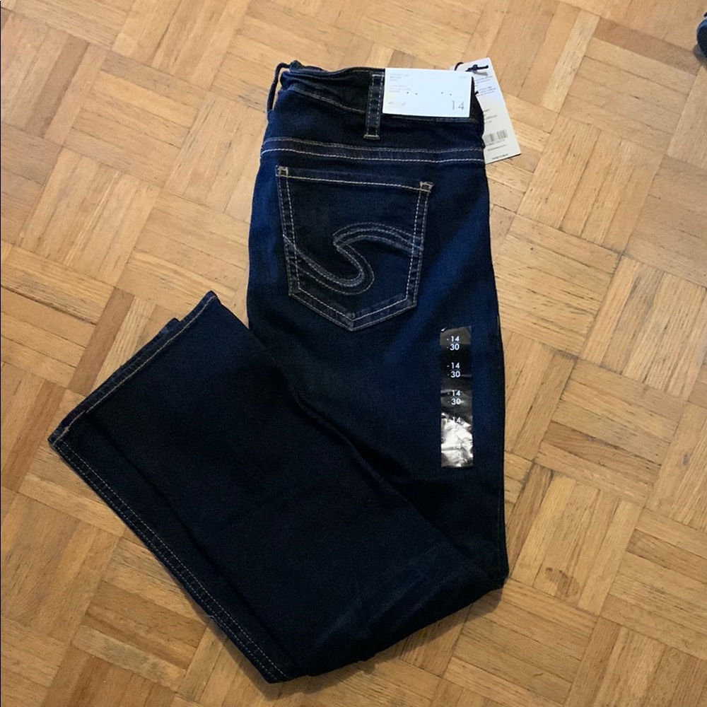 Silver Jeans Suki Mid Rise Dark Indigo